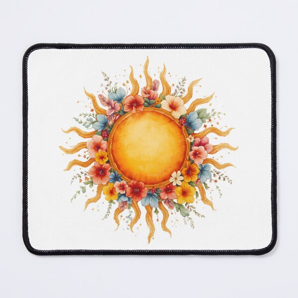 Item preview, Sun and flowers designed and sold by uunaa.