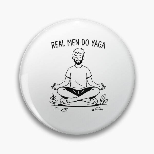 Item preview,  REAL MEN DO YOGA  designed and sold by Creativebomb121.