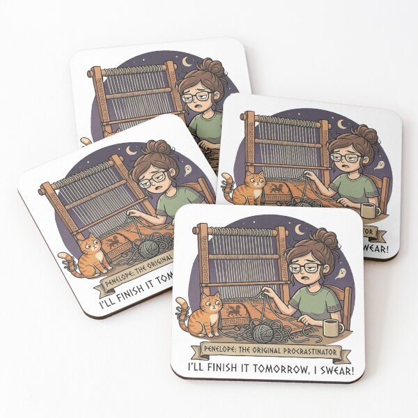 Item preview, Penelope The Original Procrastinator - Funny Odyssey meme designed and sold by MythoWorldddd.