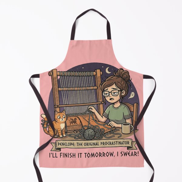 Item preview, Penelope The Original Procrastinator - Funny Odyssey meme designed and sold by MythoWorldddd.