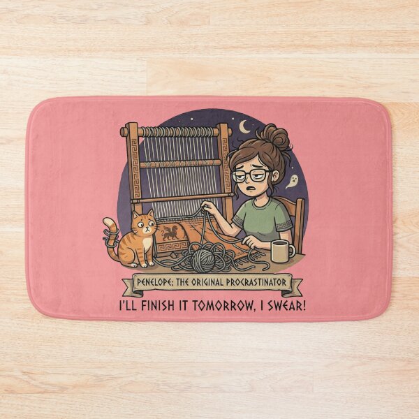 Item preview, Penelope The Original Procrastinator - Funny Odyssey meme designed and sold by MythoWorldddd.