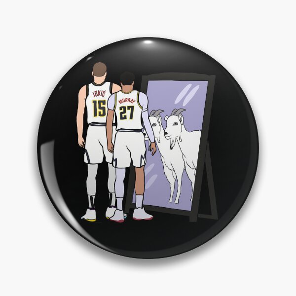 Item preview, Nikola Jokic and Jamal Murray Mirror GOATs  designed and sold by mohamed abasy.