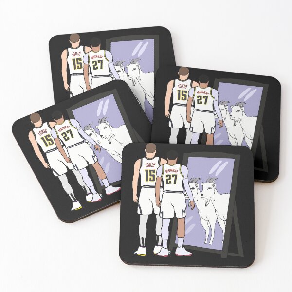 Item preview, Nikola Jokic and Jamal Murray Mirror GOATs  designed and sold by mohamed abasy.