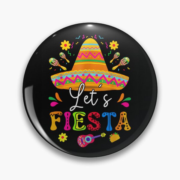 Item preview, Retro Sombrero Let's Fiesta Colorful Cinco de Mayo Celebration designed and sold by Ali-printshop.