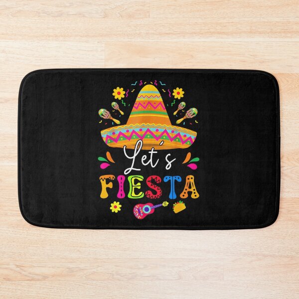 Item preview, Retro Sombrero Let's Fiesta Colorful Cinco de Mayo Celebration designed and sold by Ali-printshop.