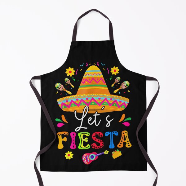 Item preview, Retro Sombrero Let's Fiesta Colorful Cinco de Mayo Celebration designed and sold by Ali-printshop.
