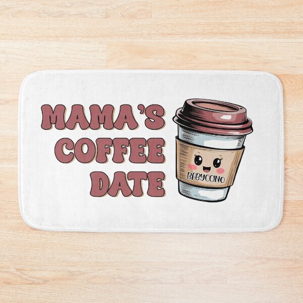 Item preview, Mama's Coffee Date Babyccino Cute Kawaii Cup designed and sold by Lulunza.