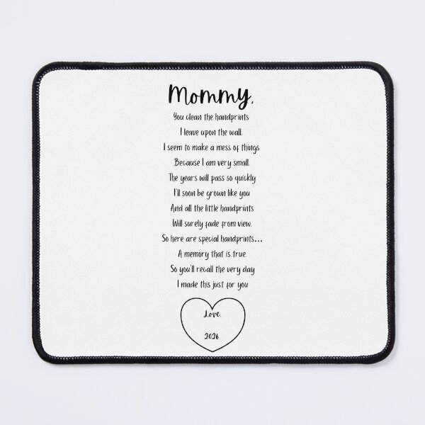 Item preview, Mom Handprint Poem designed and sold by pumasnoop designs.