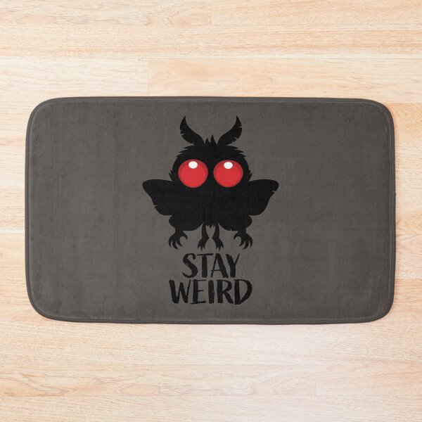 Item preview, Stay Weird Creepy Cute Mothman Cryptid designed and sold by fizzgig.