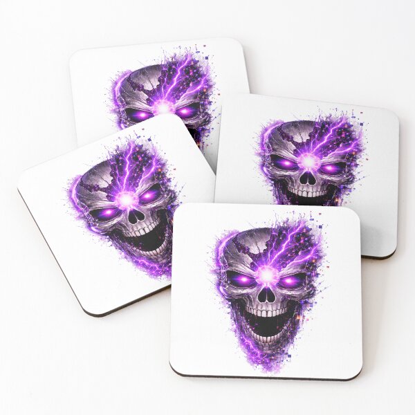 Artikelvorschau, Cyber Skull Core – Neon Energy Glitch Design entworfen und verkauft von unglaublichGut.