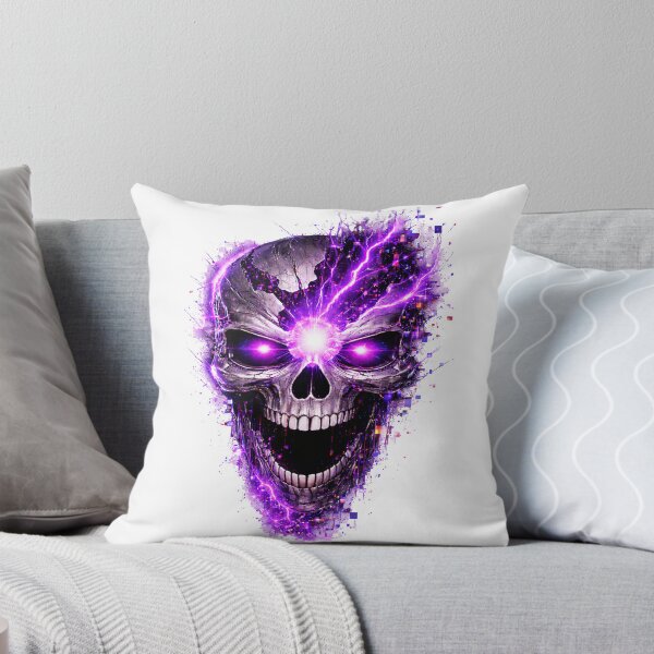 Artikelvorschau, Cyber Skull Core – Neon Energy Glitch Design entworfen und verkauft von unglaublichGut.