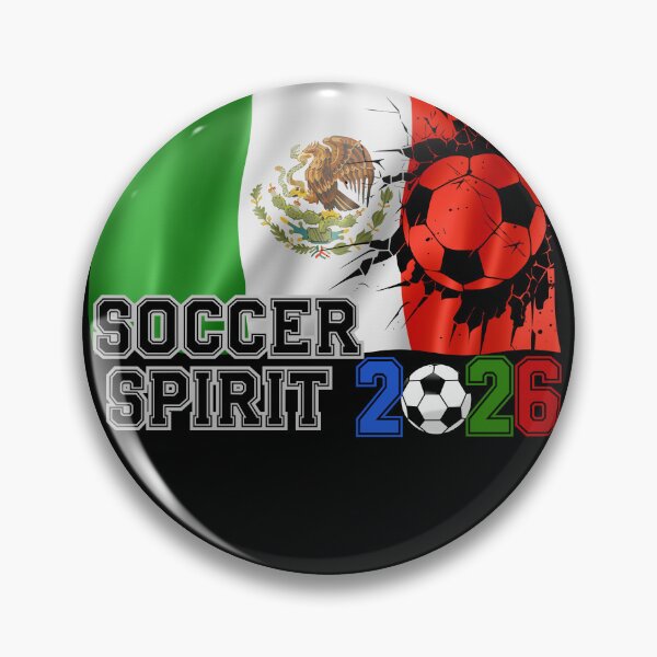 Item preview, Soccer Spirit 2026 Mexico Flag Football Breakthrough designed and sold by area248.