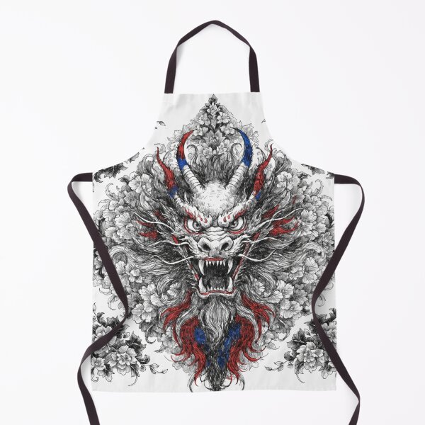 Item preview, Intricate Dragon Mandala – Detailed Black and Grey Floral Dragon Mandala Design designed and sold by Anime9122.