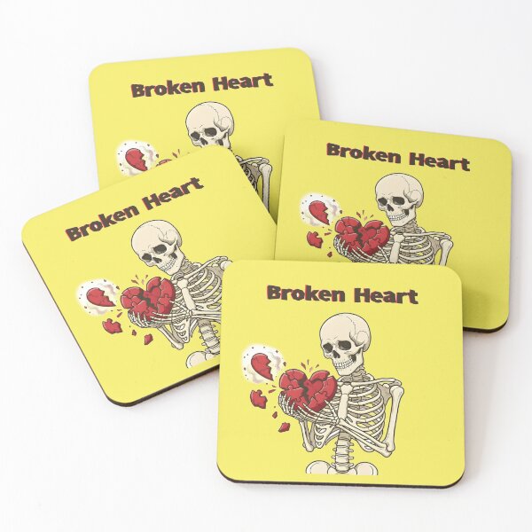 Item preview, Heart Broken Skeleton Holding Red Broken Heart T-Shirt | Sad Skeleton Graphic Tee | Dark Aesthetic Love Loss Design designed and sold by Raw Tigers.