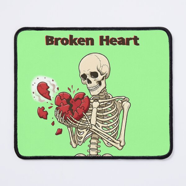 Item preview, Heart Broken Skeleton Holding Red Broken Heart T-Shirt | Sad Skeleton Graphic Tee | Dark Aesthetic Love Loss Design designed and sold by Raw Tigers.
