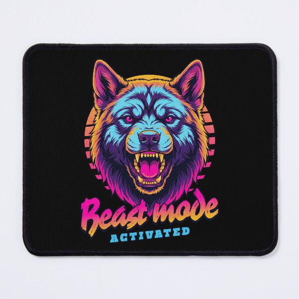 Item preview, American Akita Beast Mode Activated – Neon Angry Dog Design designed and sold by PixelsPaws.