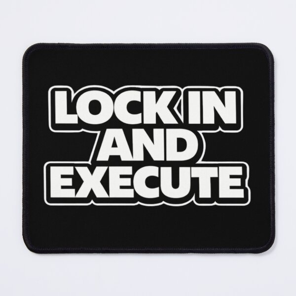 Item preview, Lock In And Execute Mindset Shirt designed and sold by Papier Atelier Art.