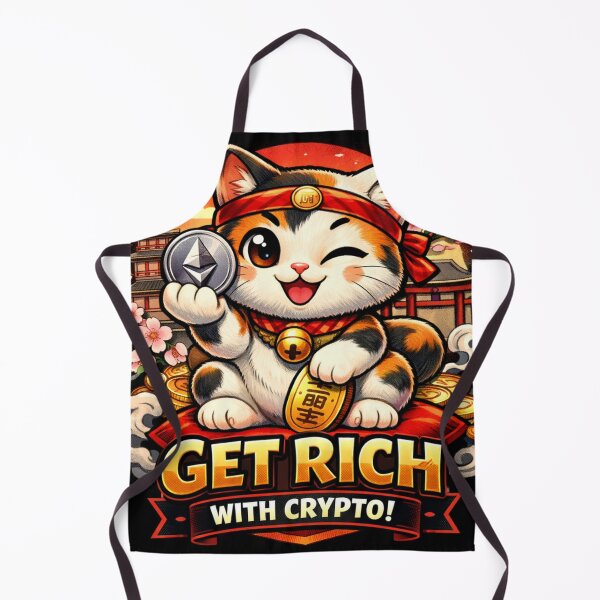 Item preview, Lucky Japanese Crypto Cat Holding Ethereum Coin | Cute Anime NFT Style Design designed and sold by Israelfjds.