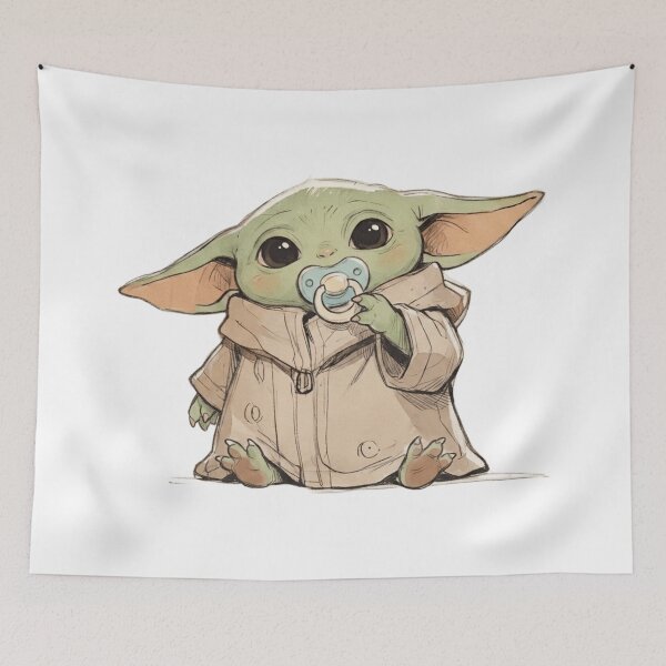 Item preview, BABY YODA PACIFIER BABY GROGU designed and sold by LIS AND MELIVERSO.
