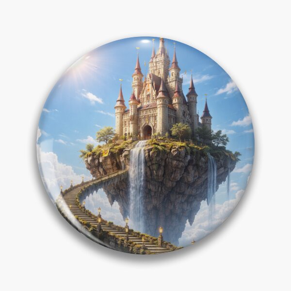 Item preview, Floating Castle on the Clouds designed and sold by JuViRo.