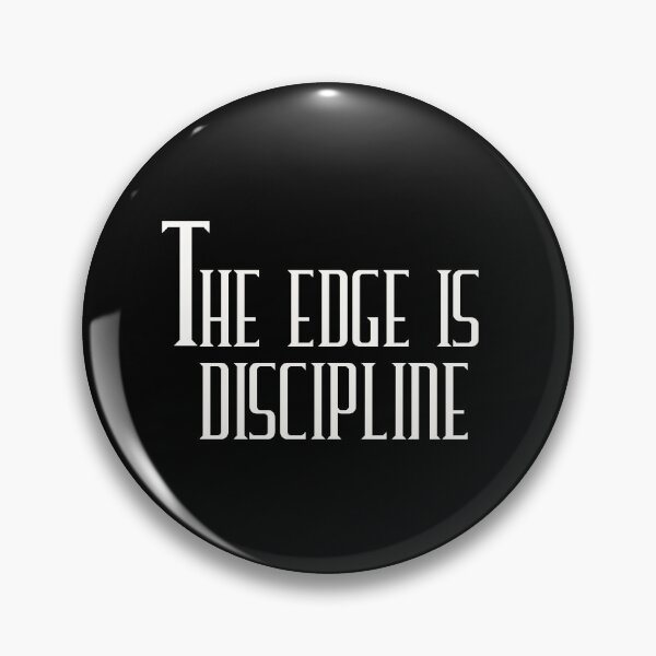 Item preview, The Edge Is Discipline Trading Motivation Quote Minimalist Design designed and sold by AXIS-EQUILIBRIO.