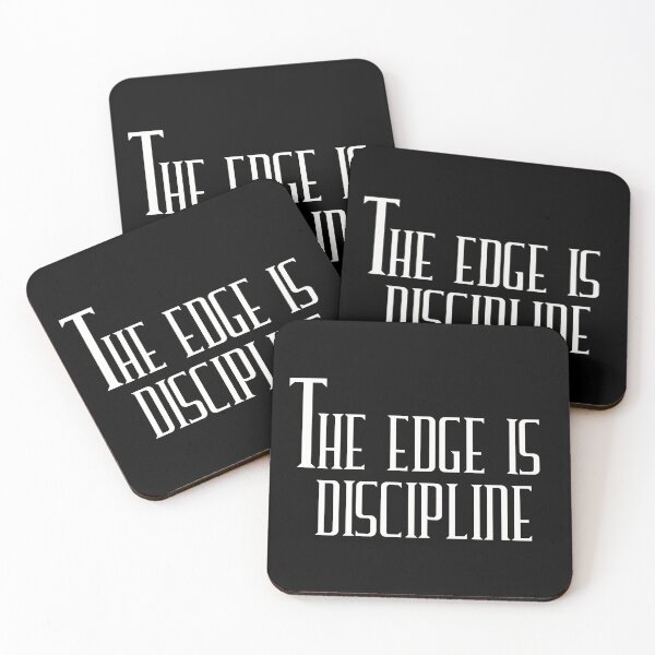Item preview, The Edge Is Discipline Trading Motivation Quote Minimalist Design designed and sold by AXIS-EQUILIBRIO.