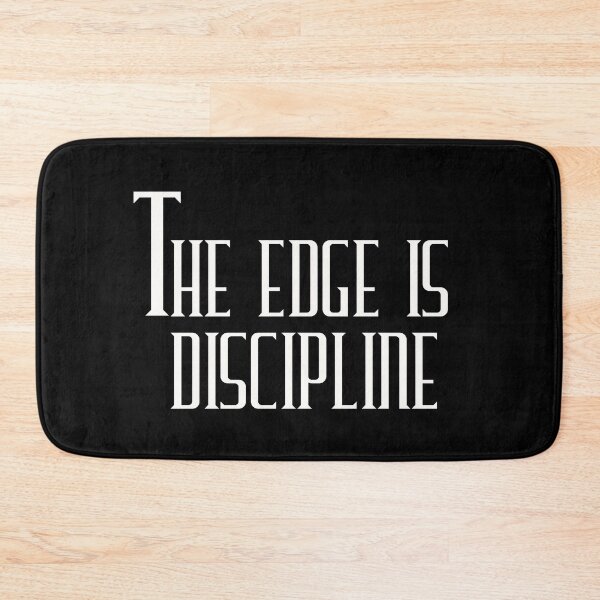 Item preview, The Edge Is Discipline Trading Motivation Quote Minimalist Design designed and sold by AXIS-EQUILIBRIO.