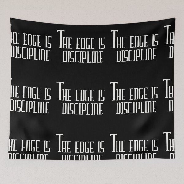 Item preview, The Edge Is Discipline Trading Motivation Quote Minimalist Design designed and sold by AXIS-EQUILIBRIO.