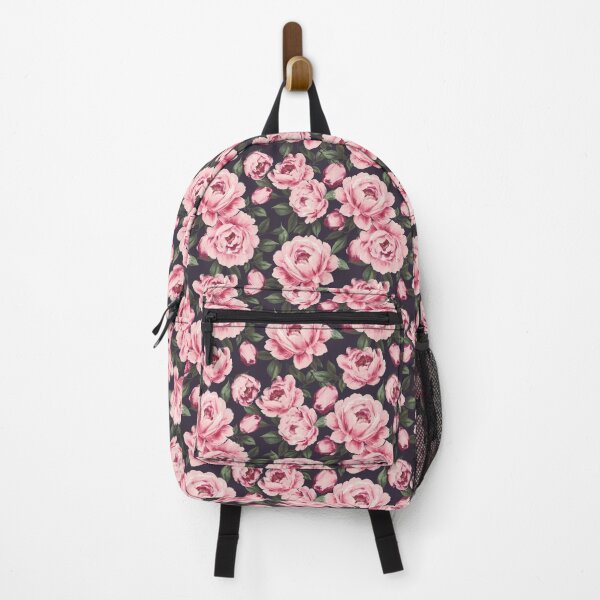 Item preview, Painted Classic Floral Pattern - dark pink designed and sold by elenabdesigns.