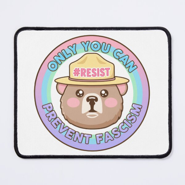 Item preview, Only you can prevent fight fascism - smokey the bear resist alt us service protect our national parks designed and sold by SkeletonsDanger.