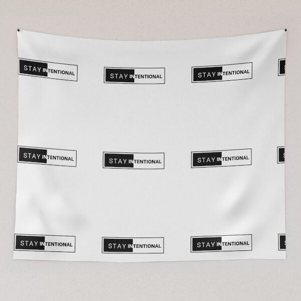 Item preview, Stay Intentional Minimalist Motivation Quote Focus Mindset Design designed and sold by AXIS-EQUILIBRIO.