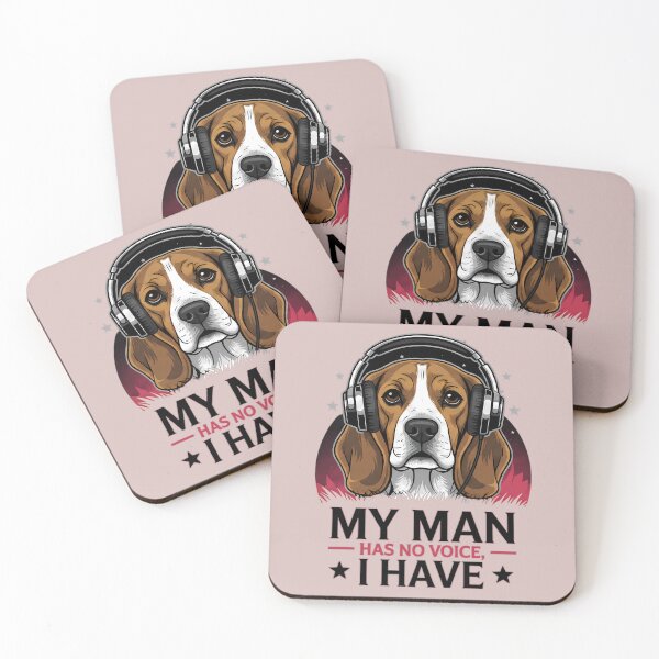 Item preview, My Man Has No Voice, I Have – Beagle Music Design designed and sold by Art-Arcade6.