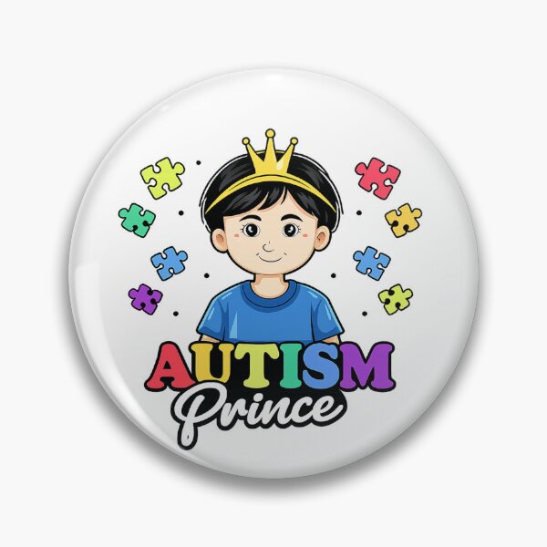 Item preview, Autism Prince – Cute Autism Awareness Boy Puzzle Piece Design designed and sold by ZentifyPrints.