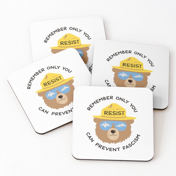 Item preview, Only you can prevent fight fascism - smokey the bear resist alt us service protect our national parks designed and sold by SkeletonsDanger.
