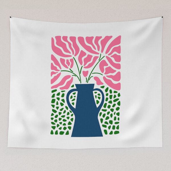 Item preview, Matisse - Pot de fleurs bleu designed and sold by ArtPlus+.
