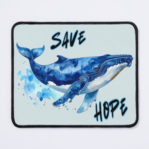 Item preview, Save Hope, humpback whale in the Baltic Sea near Poel designed and sold by LiskoDesign.