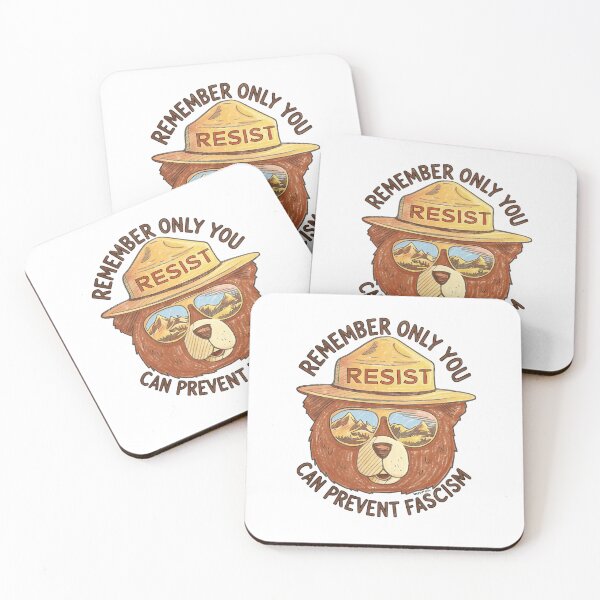 Item preview, Only you can prevent fight fascism - smokey the bear resist alt us service protect our national parks designed and sold by SkeletonsDanger.