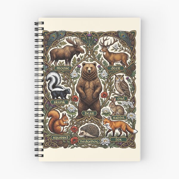 Item preview,  Woodland Forest Animals Decorative Nature designed and sold by TeeARTHY.