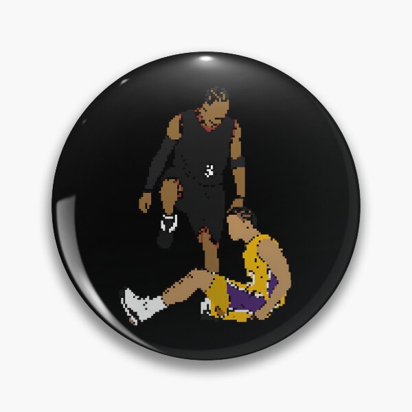 Item preview, Allen Iverson Steps Over Tyronn Lue (Pixel Art)  designed and sold by me-uStore.