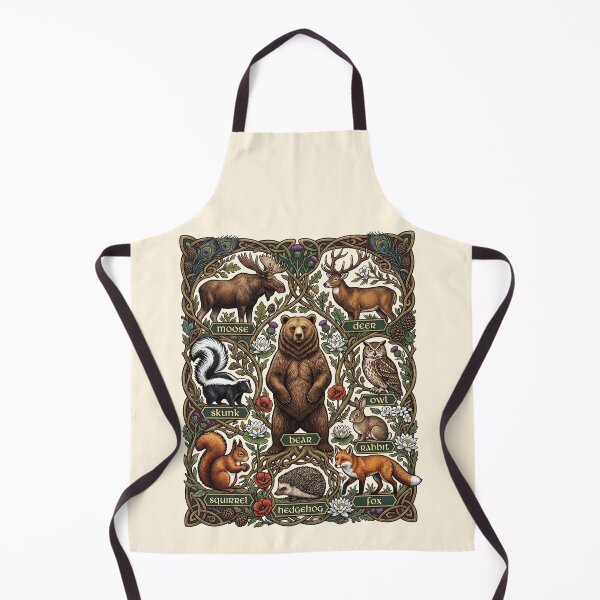 Item preview, Woodland Forest Animals Decorative Nature designed and sold by TeeARTHY.