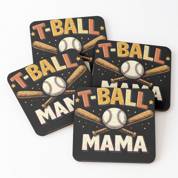 Item preview, T-Ball Mama Vintage Baseball Design Retro Sports Mom Graphic Funny Sport designed and sold by bilal sibgui.