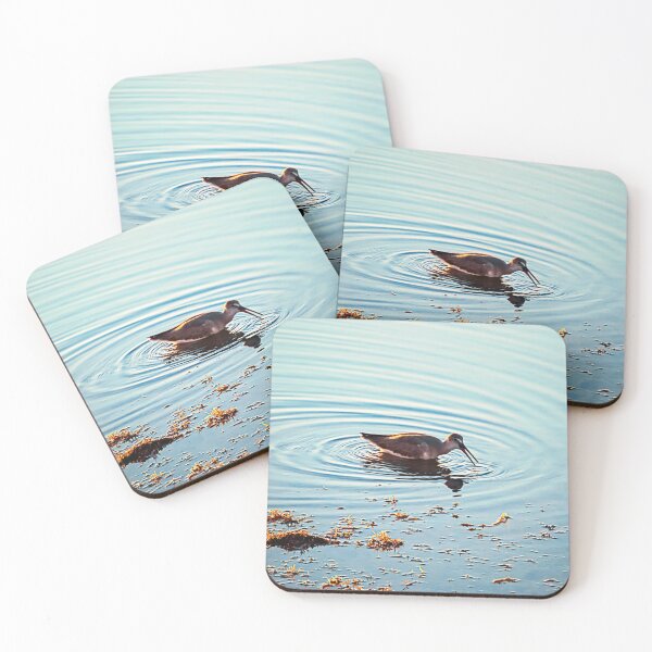 Item preview, Shorebird Feeding in Shallow Water designed and sold by Rosemarie Guieb Designs.