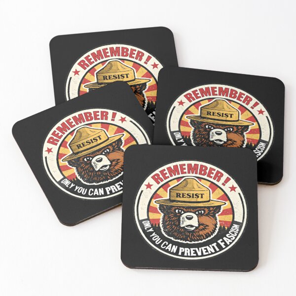Item preview, Only you can prevent fight fascism - smokey the bear resist alt us service protect our national parks designed and sold by SkeletonsDanger.