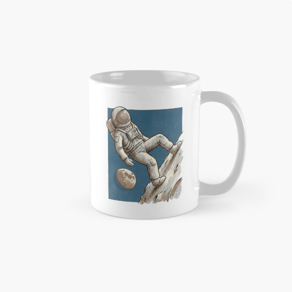 Item preview, Vintage Astronaut Drift Minimal Retro Space Art designed and sold by MythicCotton.