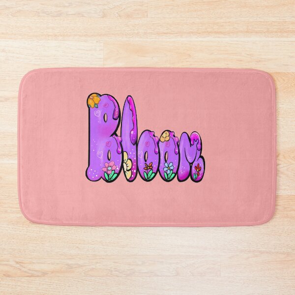 Item preview, Bloom - floral flower garden spring botanical plant motif nature gardener inspired colorful purple typography  designed and sold by Artonmytee.
