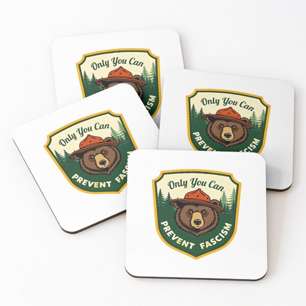 Item preview, Only you can prevent fight fascism - smokey the bear resist alt us service protect our national parks designed and sold by SkeletonsDanger.