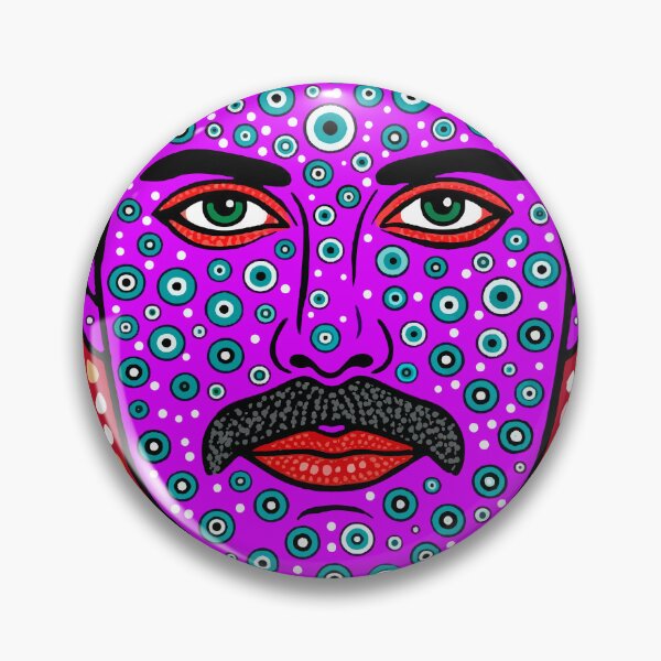 Item preview, The Champion — Rock Legend Dotwork Pop Art | Pointillist Glam Rock Portrait designed and sold by  Ojo de Lilith.