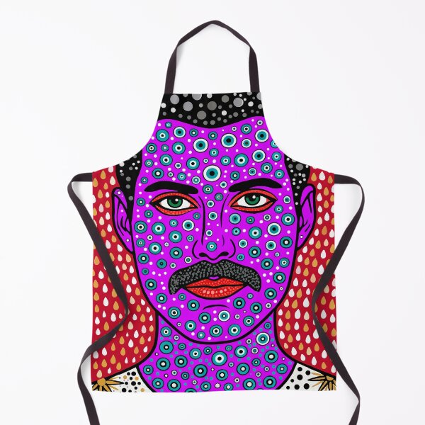Item preview, The Champion — Rock Legend Dotwork Pop Art | Pointillist Glam Rock Portrait designed and sold by Ojo de Lilith.