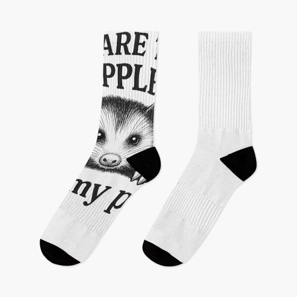 Item preview, Cute Opossum Apple of My Pie Love Animal Pun designed and sold by snowry.