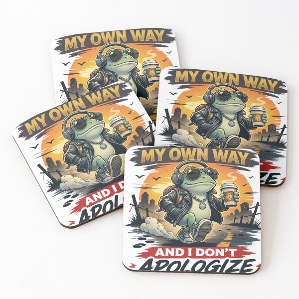 Item preview, Frog I Walk My Own Way Graphic – Funny Cool Frog Streetwear Design designed and sold by ColorFlick.